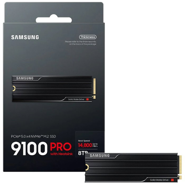 Samsung 9100 PRO 8 TB M.2 con Disipador Samsung 9100 PRO 8 TB M.2 con Disipador